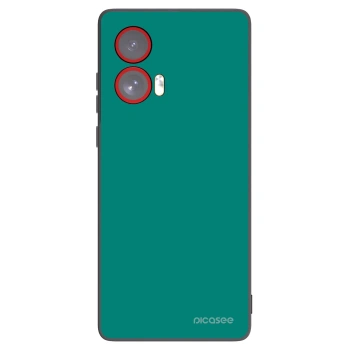 Picasee silikonski črni ovitek za Motorola Edge 50 Fusion - Emerald Mist
