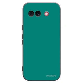 Picasee silikonski črni ovitek za Google Pixel 10a - Emerald Mist
