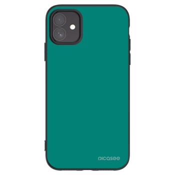 Picasee silikonski črni ovitek za Apple iPhone 11 - Emerald Mist