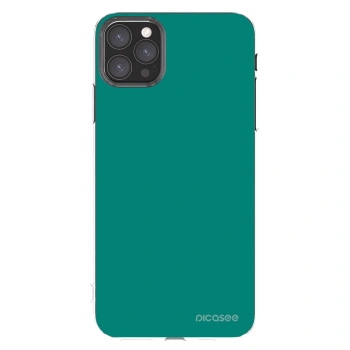 Picasee silikonski prozorni ovitek za Apple iPhone 11 Pro Max - Emerald Mist