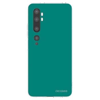 Picasee silikonski prozorni ovitek za Xiaomi Mi Note 10 (Pro) - Emerald Mist