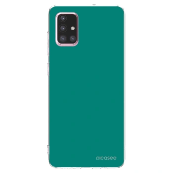 Picasee silikonski prozorni ovitek za Samsung Galaxy A71 A715F - Emerald Mist