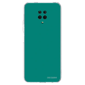 Picasee silikonski prozorni ovitek za Xiaomi Redmi Note 9 Pro - Emerald Mist