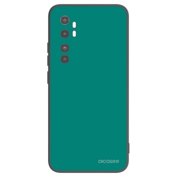Picasee silikonski črni ovitek za Xiaomi Mi Note 10 Lite - Emerald Mist