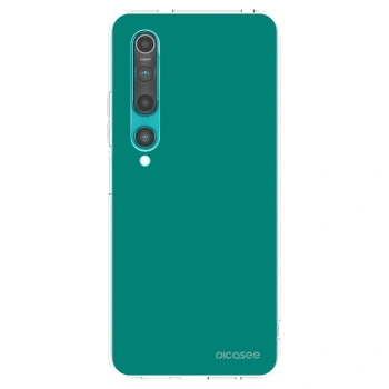 Picasee silikonski prozorni ovitek za Xiaomi Mi 10 - Emerald Mist