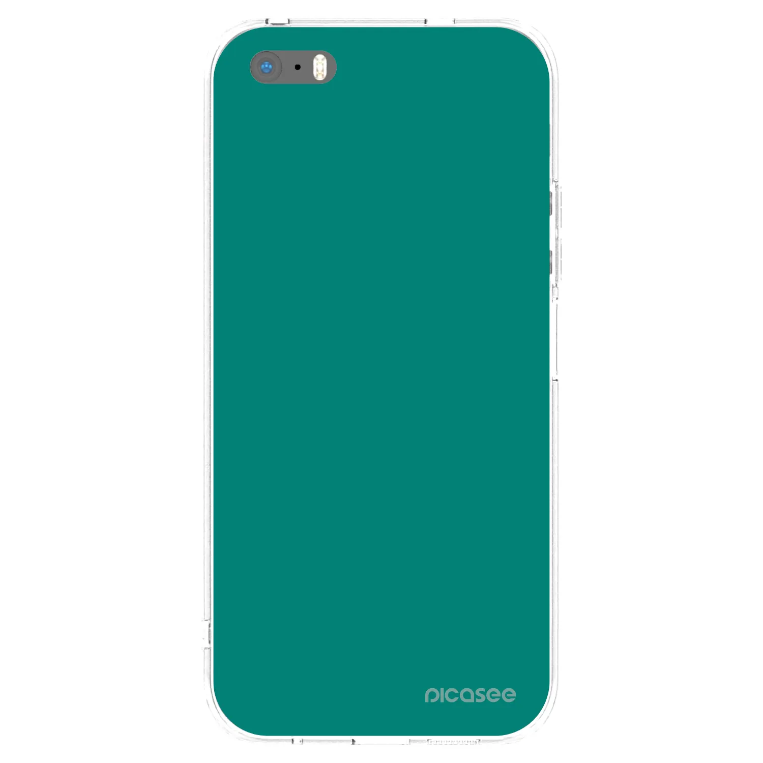 Picasee silikonski prozorni ovitek za Apple iPhone 6 Plus/6S Plus - Emerald Mist