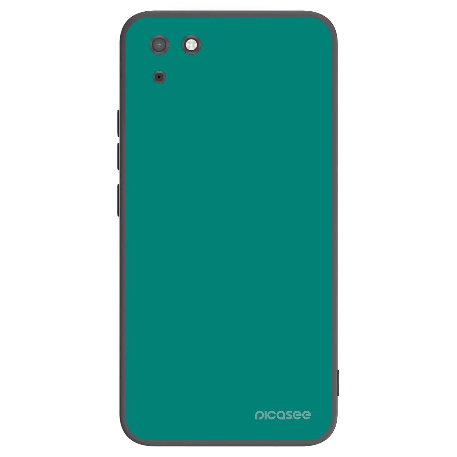 Picasee silikonski črni ovitek za Huawei Y5P - Emerald Mist