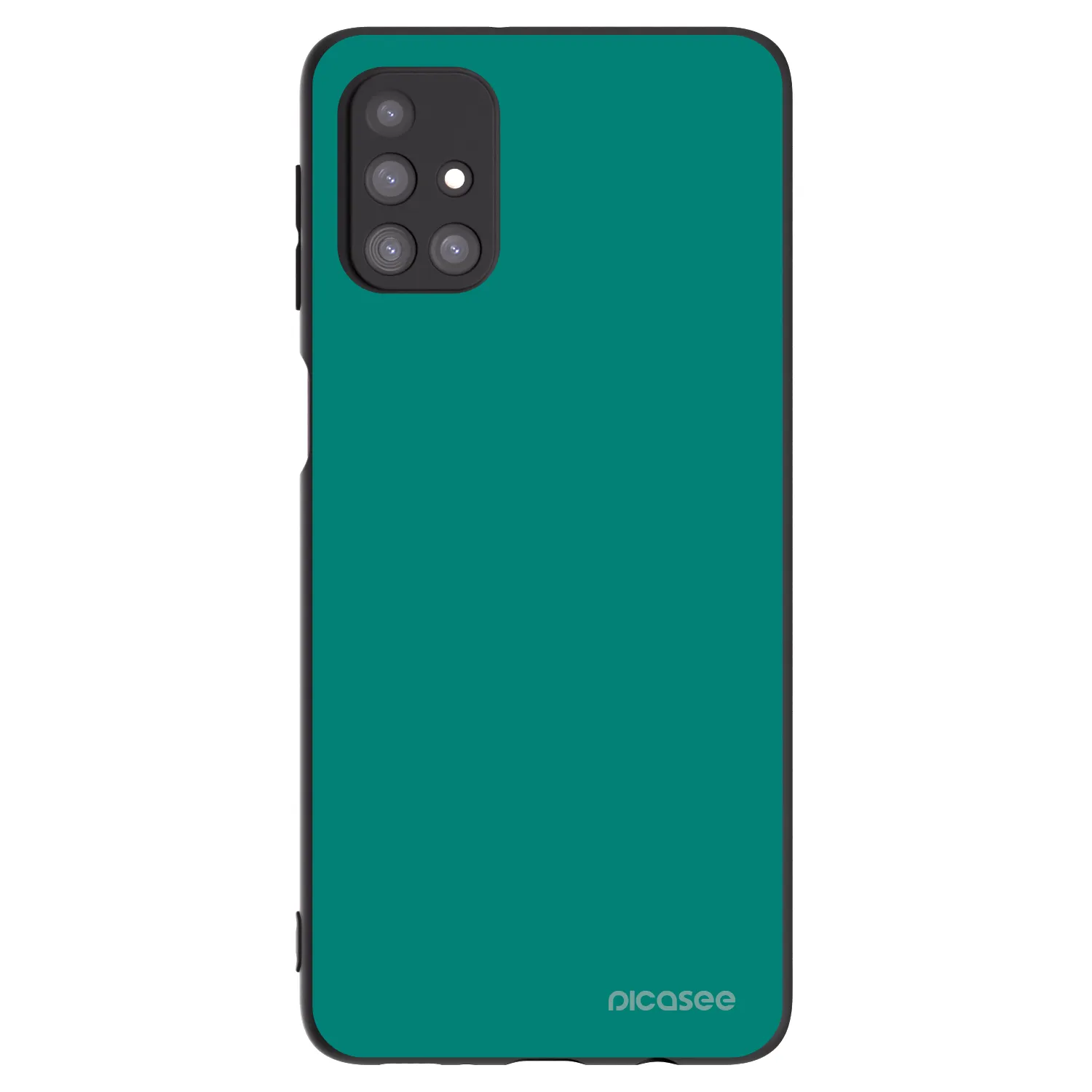 Picasee silikonski črni ovitek za Samsung Galaxy M31s - Emerald Mist