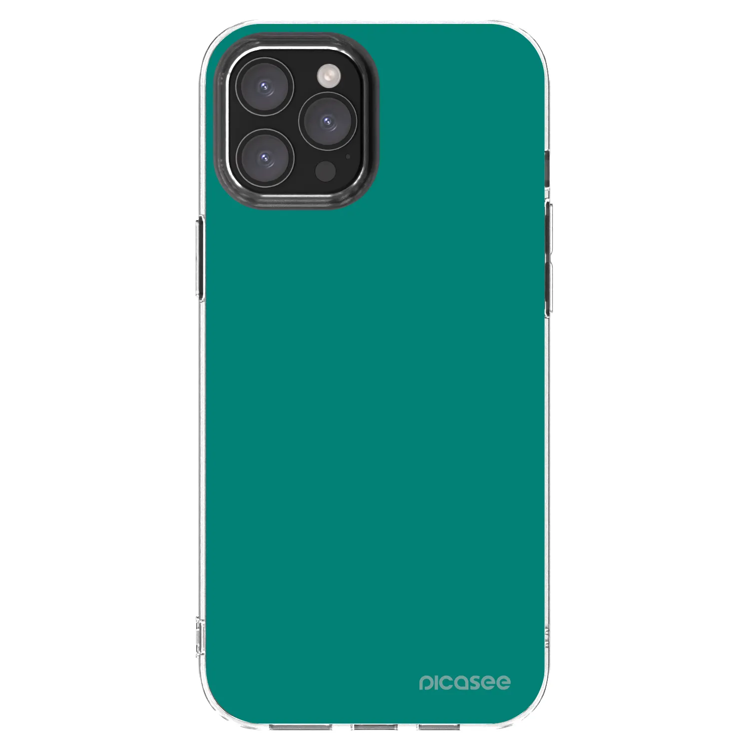 Picasee silikonski prozorni ovitek za Apple iPhone 12 Pro Max - Emerald Mist
