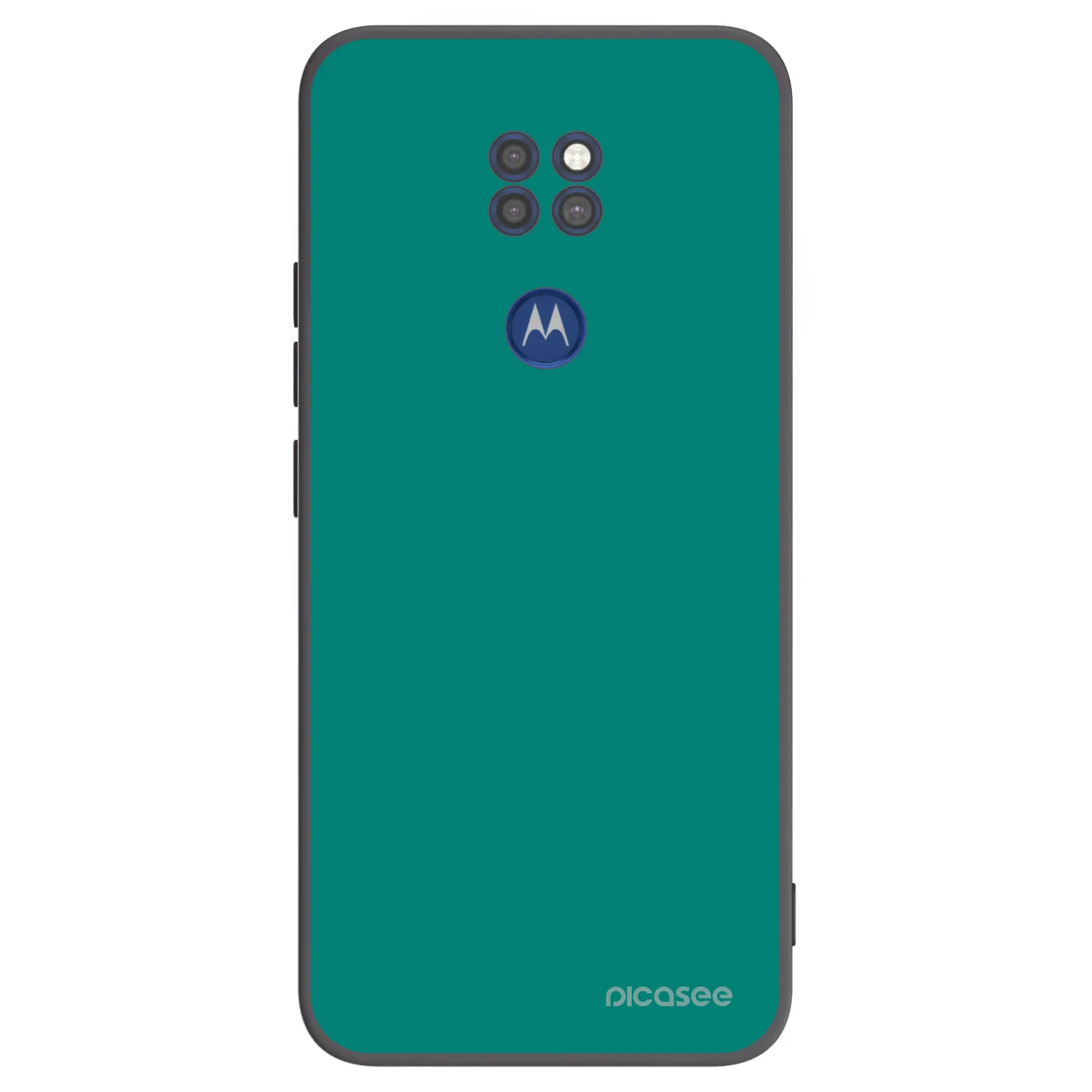 Picasee silikonski črni ovitek za Motorola Moto G9 Play - Emerald Mist