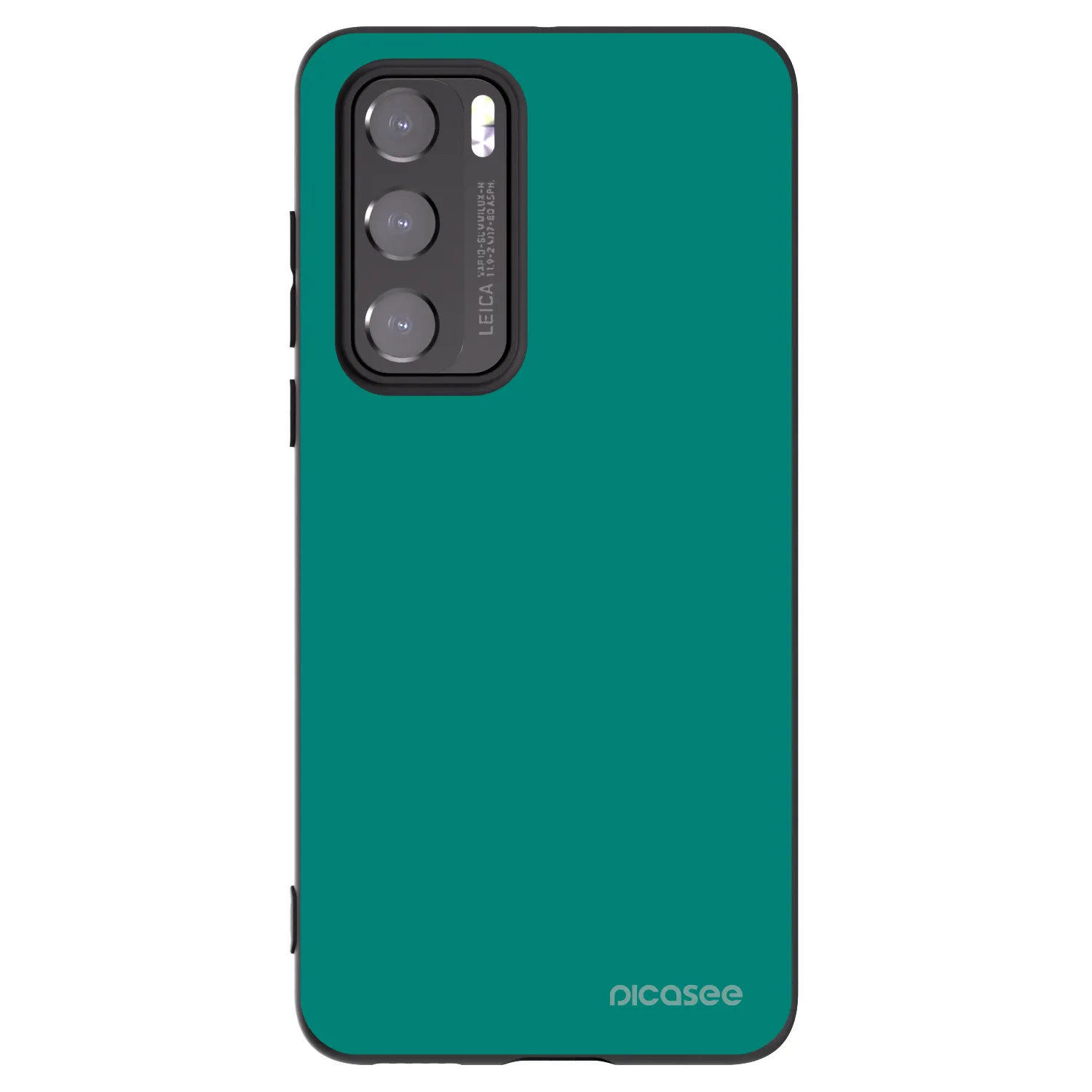 Picasee silikonski črni ovitek za Huawei P40 - Emerald Mist