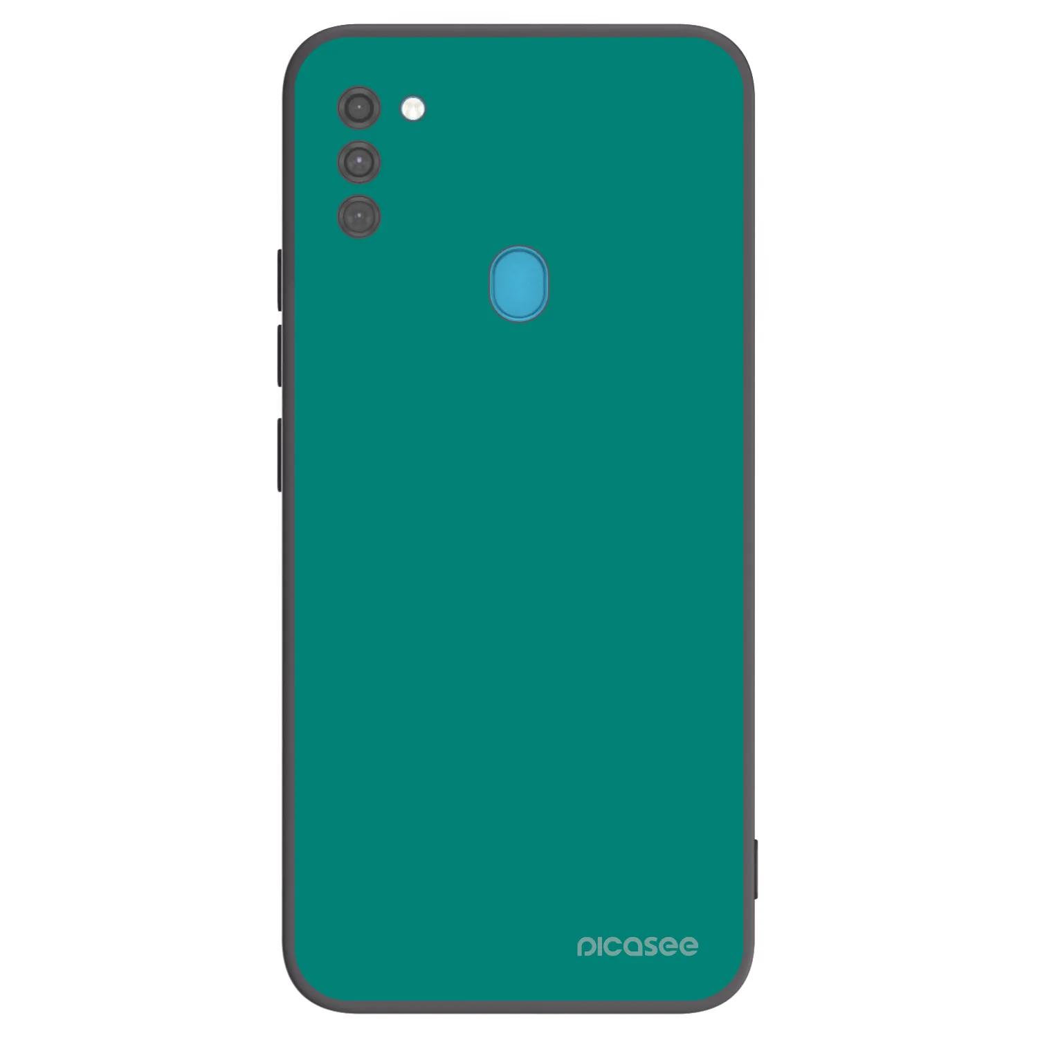 Picasee silikonski črni ovitek za Samsung Galaxy M11 - Emerald Mist