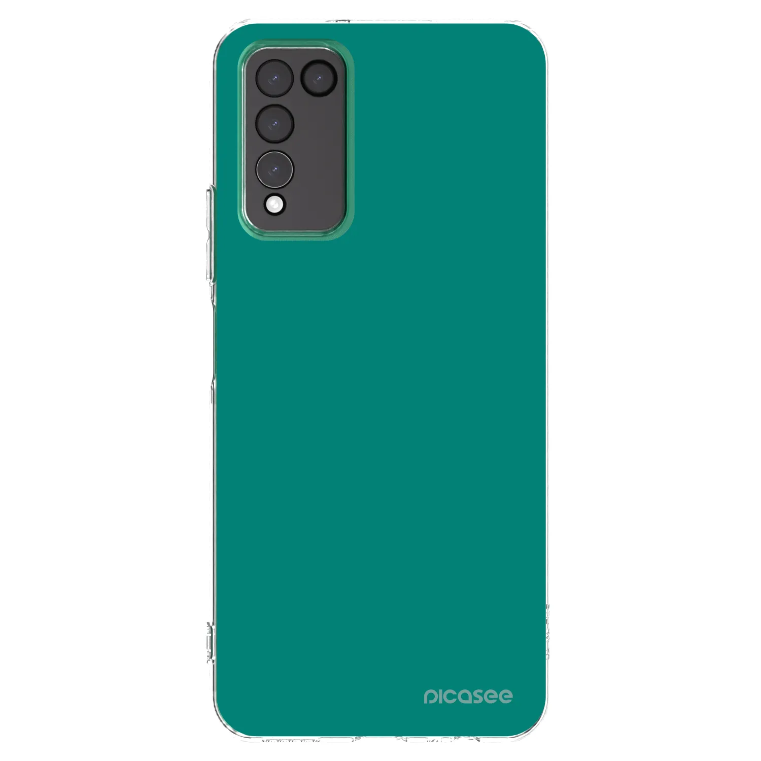Picasee silikonski prozorni ovitek za Honor 10X Lite - Emerald Mist