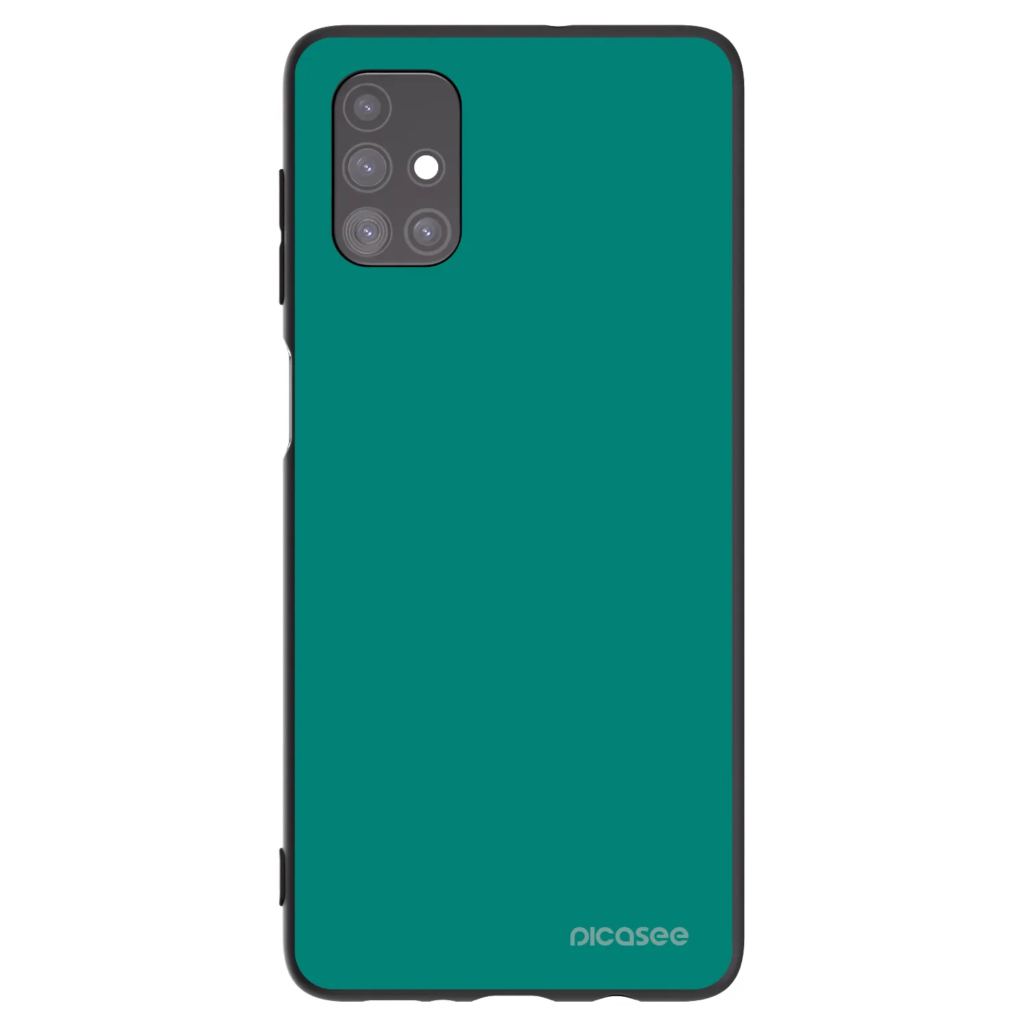 Picasee silikonski črni ovitek za Samsung Galaxy M51 M515F - Emerald Mist