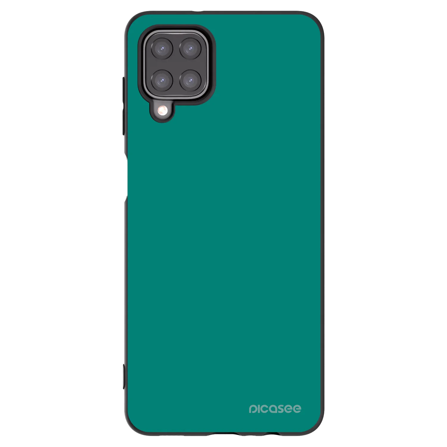 Picasee silikonski črni ovitek za Samsung Galaxy A12 A125F - Emerald Mist