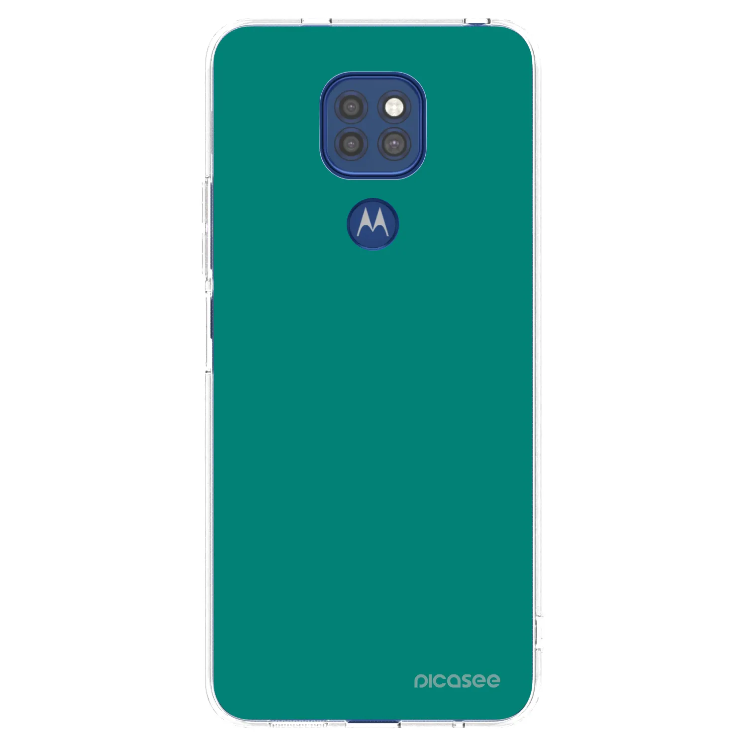 Picasee silikonski prozorni ovitek za Motorola Moto G9 Play - Emerald Mist