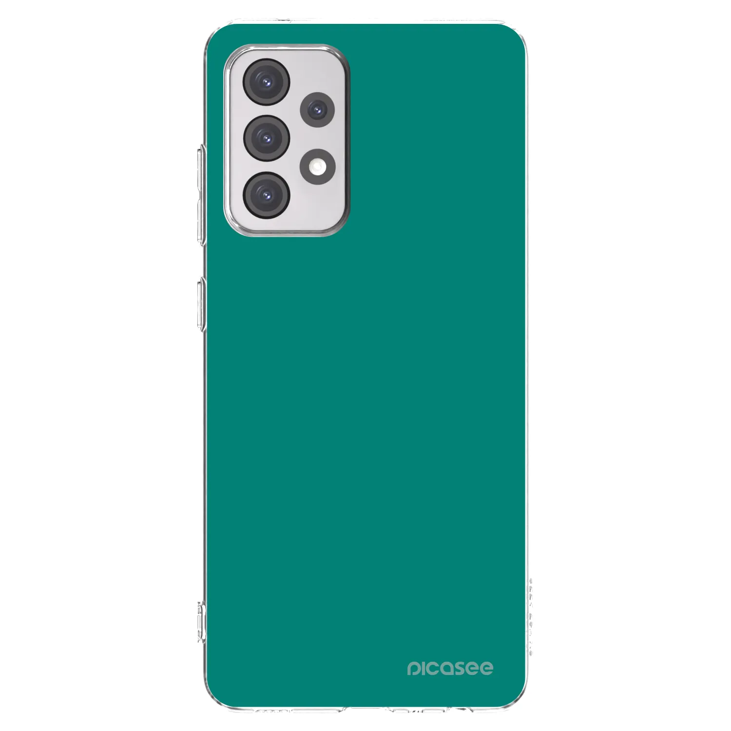 Picasee silikonski prozorni ovitek za Samsung Galaxy A52 5G A525F - Emerald Mist