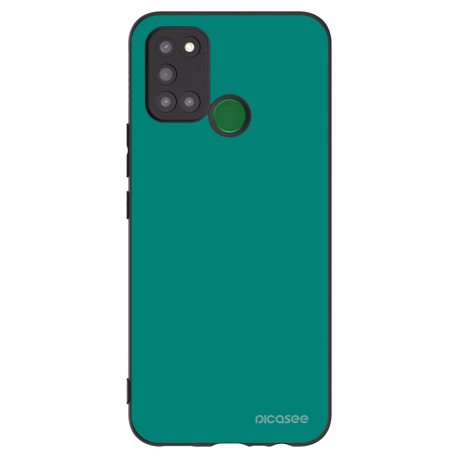 Picasee silikonski črni ovitek za Realme 7i - Emerald Mist
