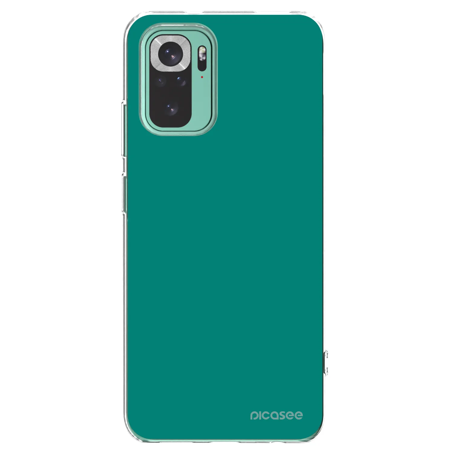 Picasee silikonski prozorni ovitek za Xiaomi Redmi Note 10 Pro - Emerald Mist