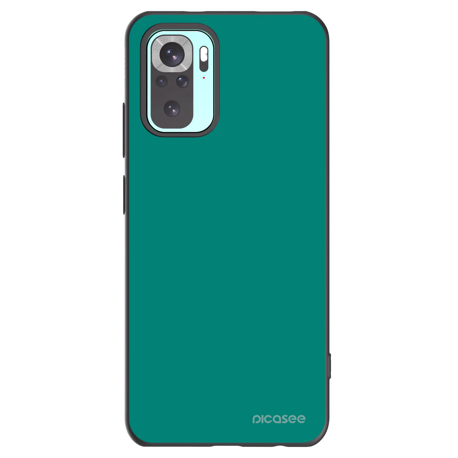 Picasee silikonski črni ovitek za Xiaomi Redmi Note 10 Pro - Emerald Mist