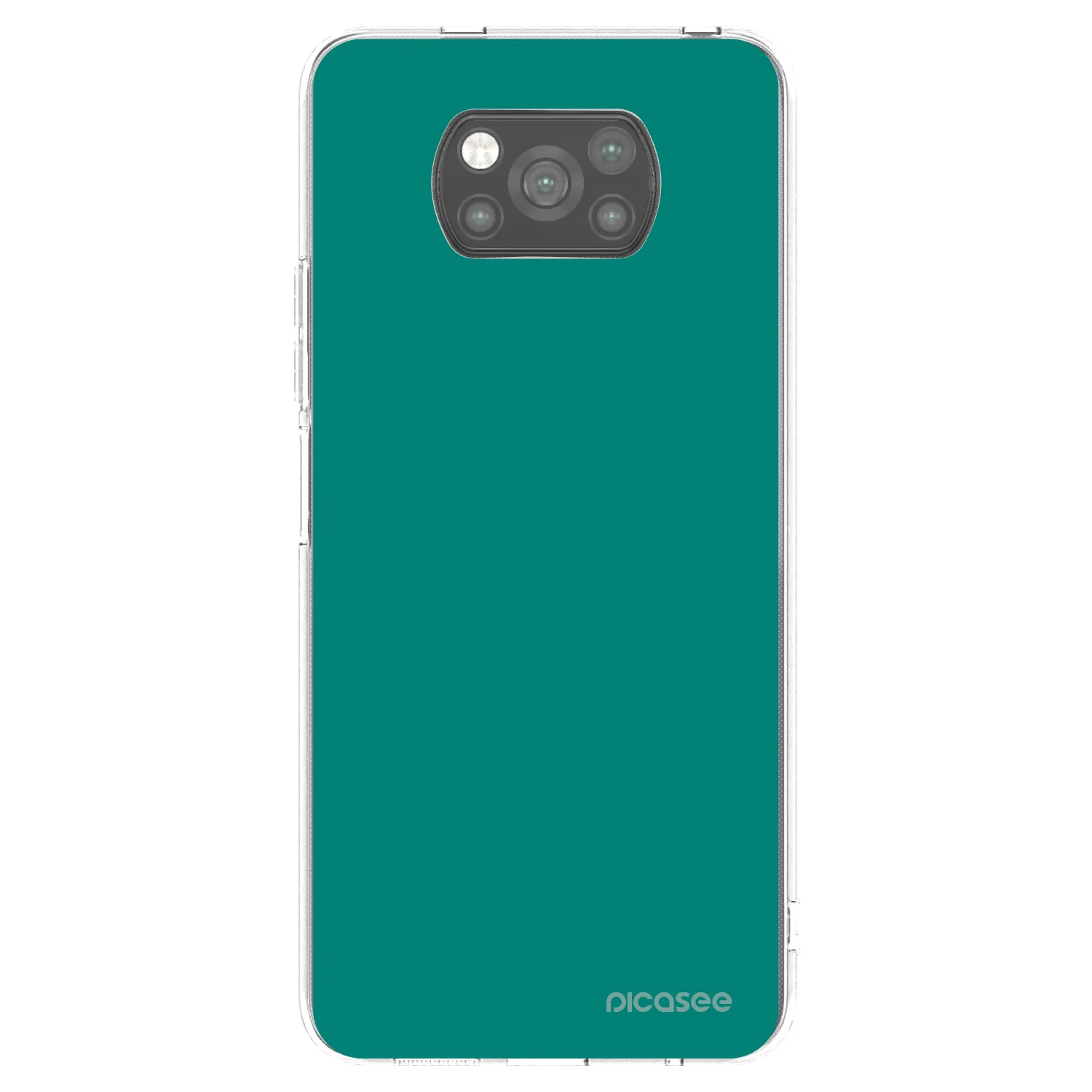 Picasee silikonski črni ovitek za Xiaomi Poco X3 Pro - Emerald Mist