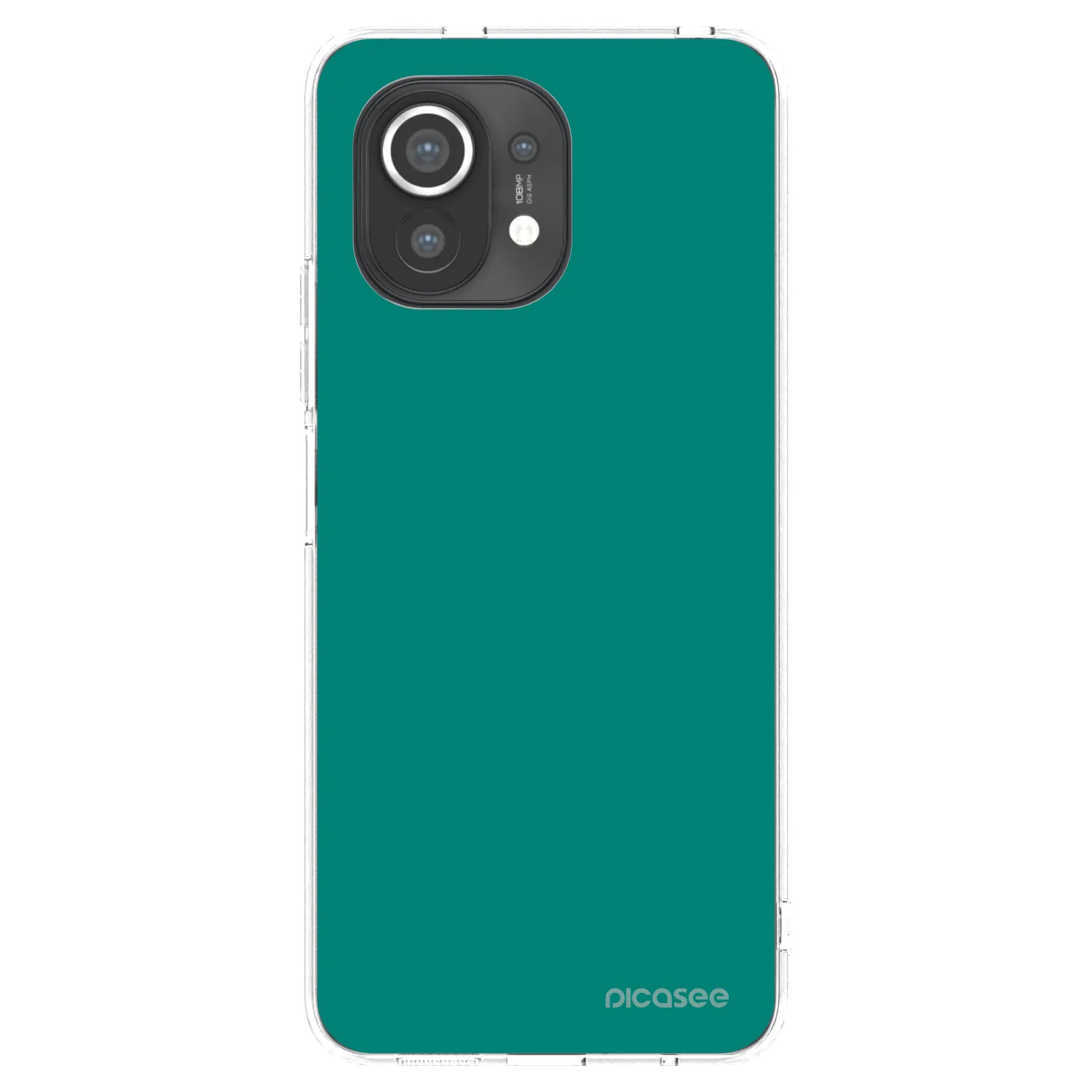 Picasee silikonski prozorni ovitek za Xiaomi Mi 11 - Emerald Mist