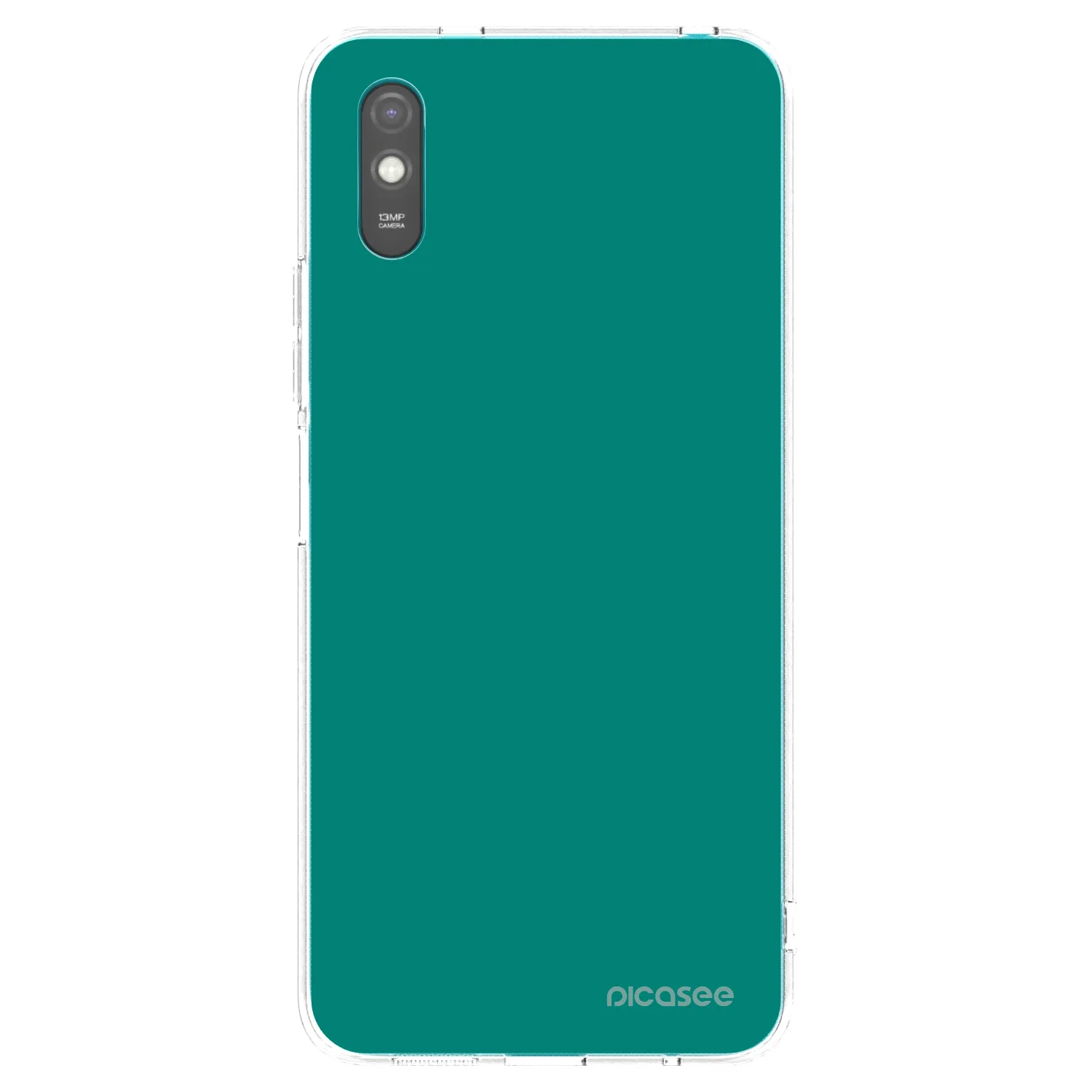 Picasee silikonski prozorni ovitek za Xiaomi Redmi 9AT - Emerald Mist