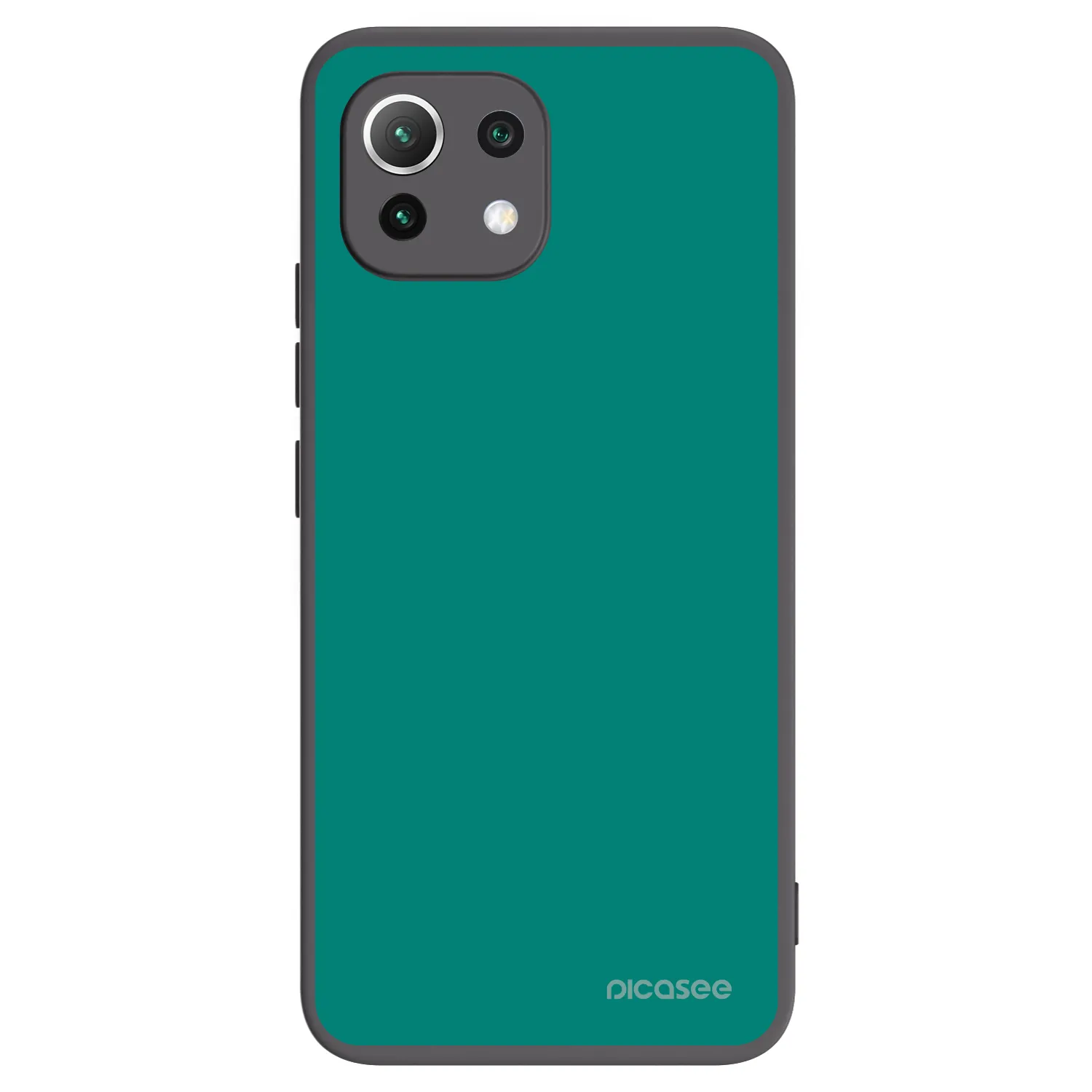 Picasee silikonski črni ovitek za Xiaomi Mi 11 Lite - Emerald Mist