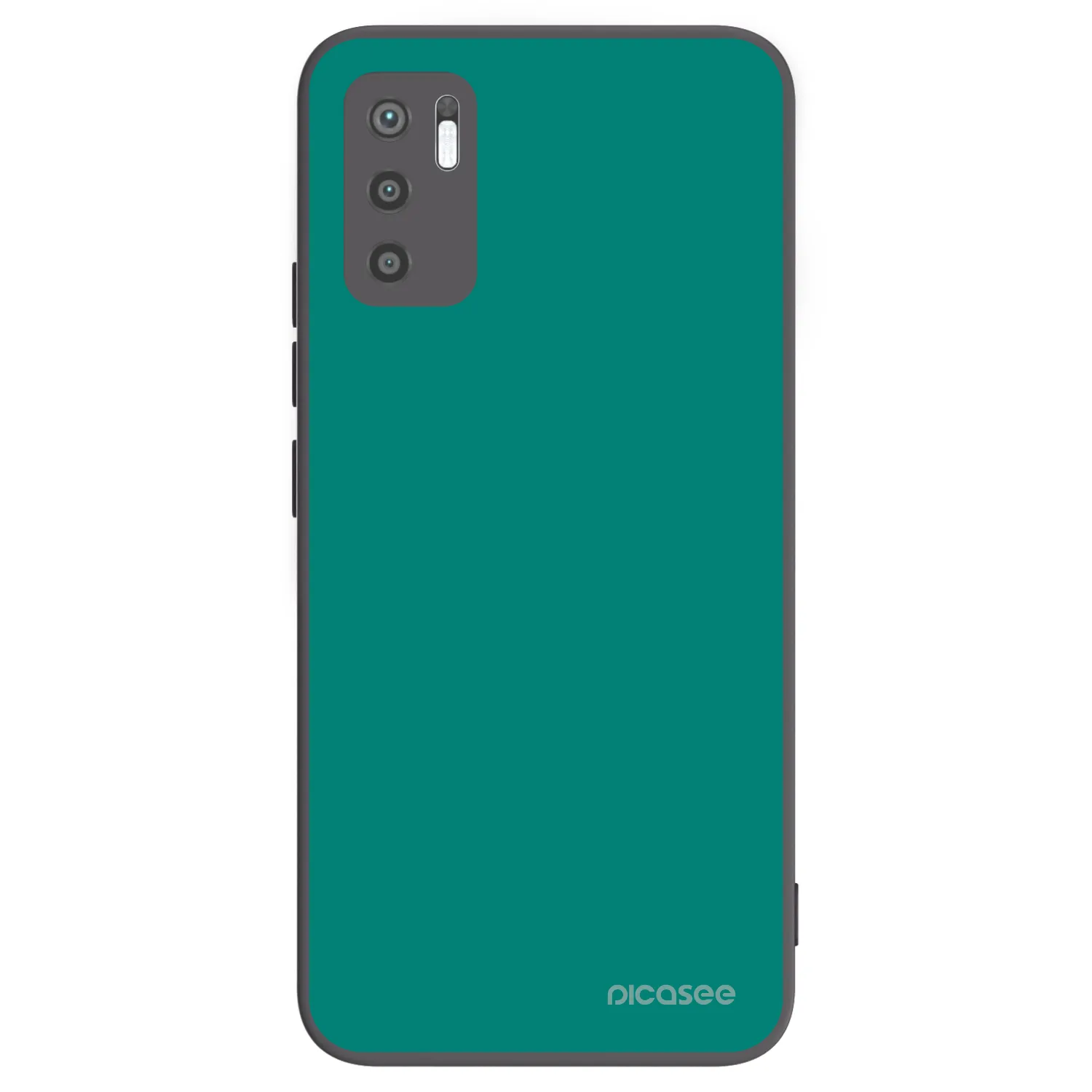 Picasee silikonski črni ovitek za Xiaomi Redmi Note 10 5G - Emerald Mist
