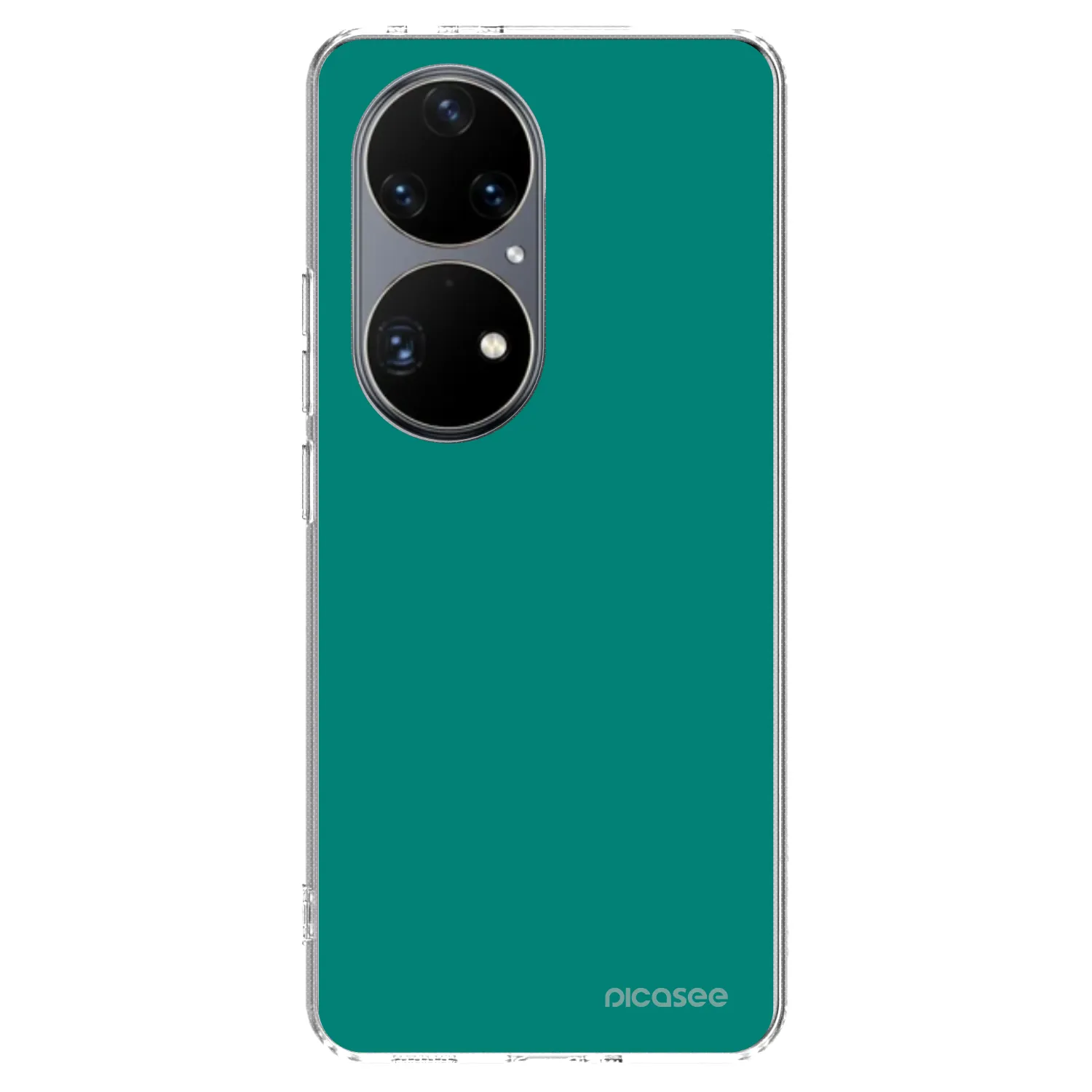 Picasee silikonski prozorni ovitek za Huawei P50 - Emerald Mist
