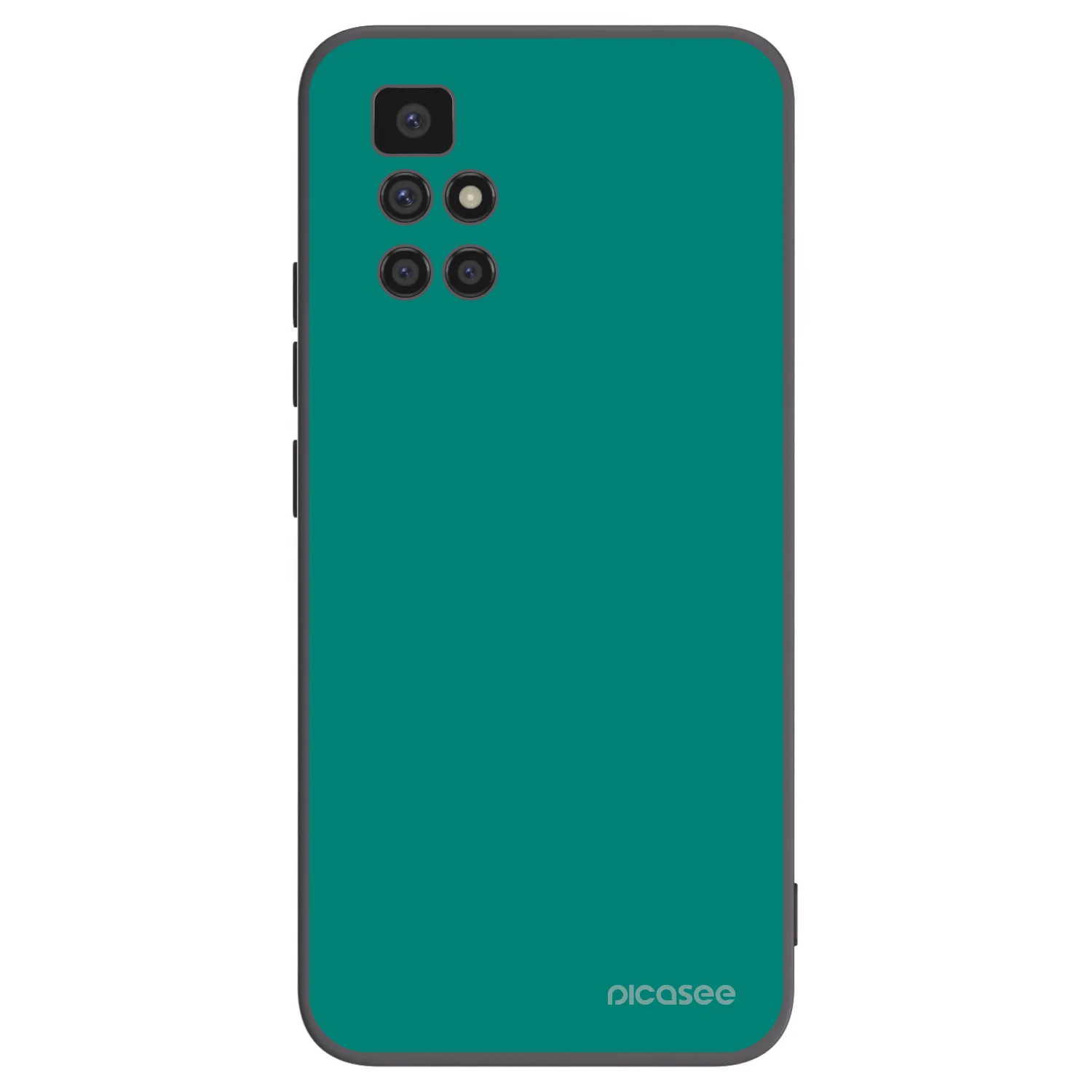 Picasee silikonski črni ovitek za Xiaomi Redmi 10 - Emerald Mist