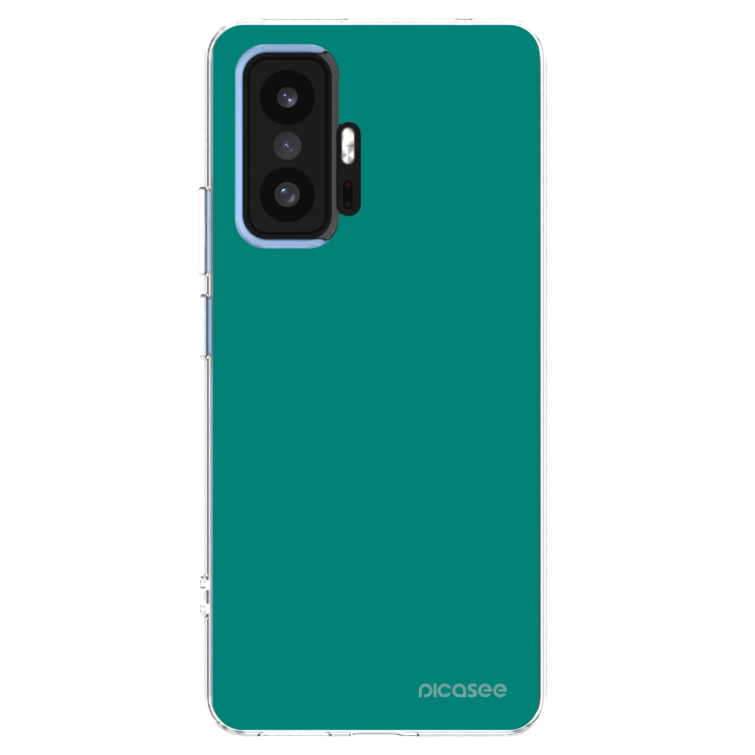 Picasee silikonski prozorni ovitek za Xiaomi 11T Pro - Emerald Mist