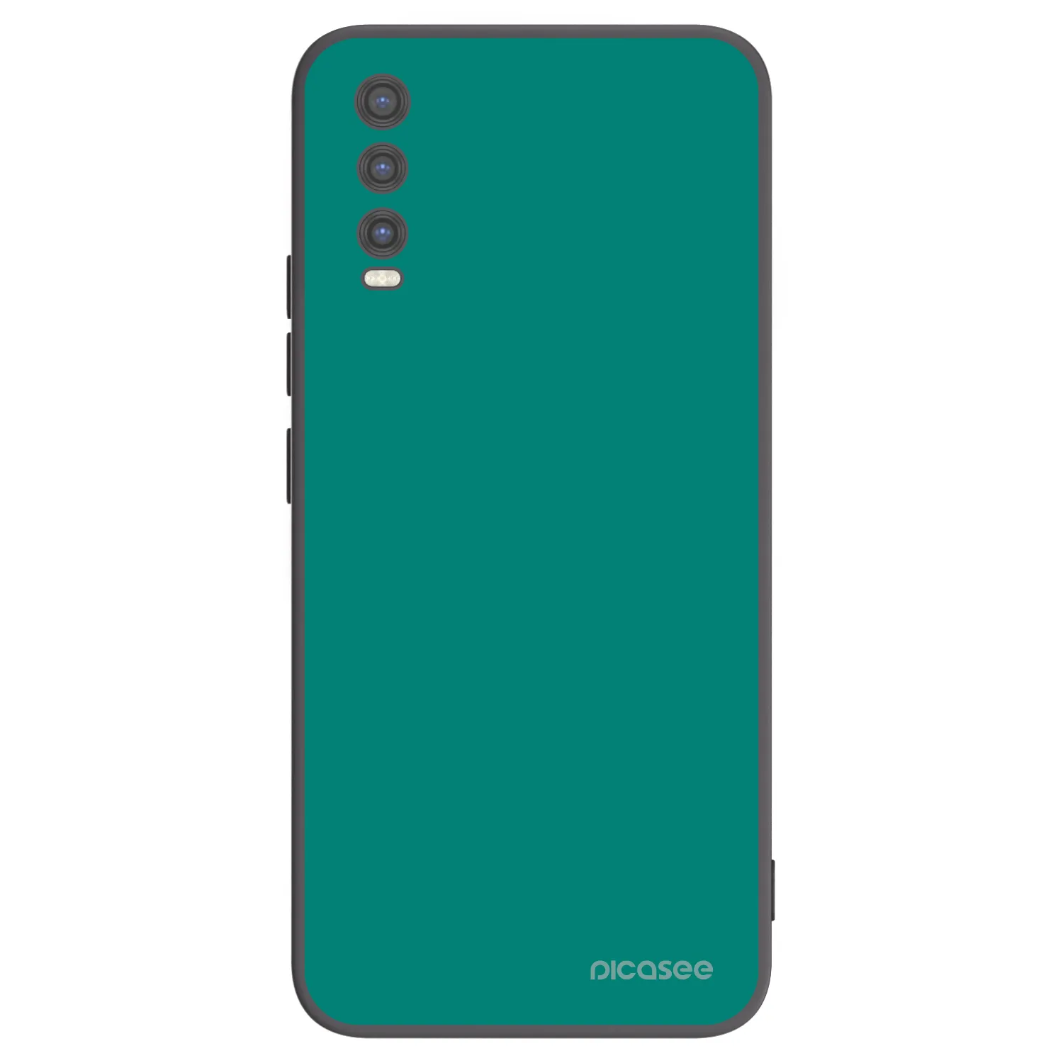 Picasee silikonski črni ovitek za Vivo Y20s - Emerald Mist