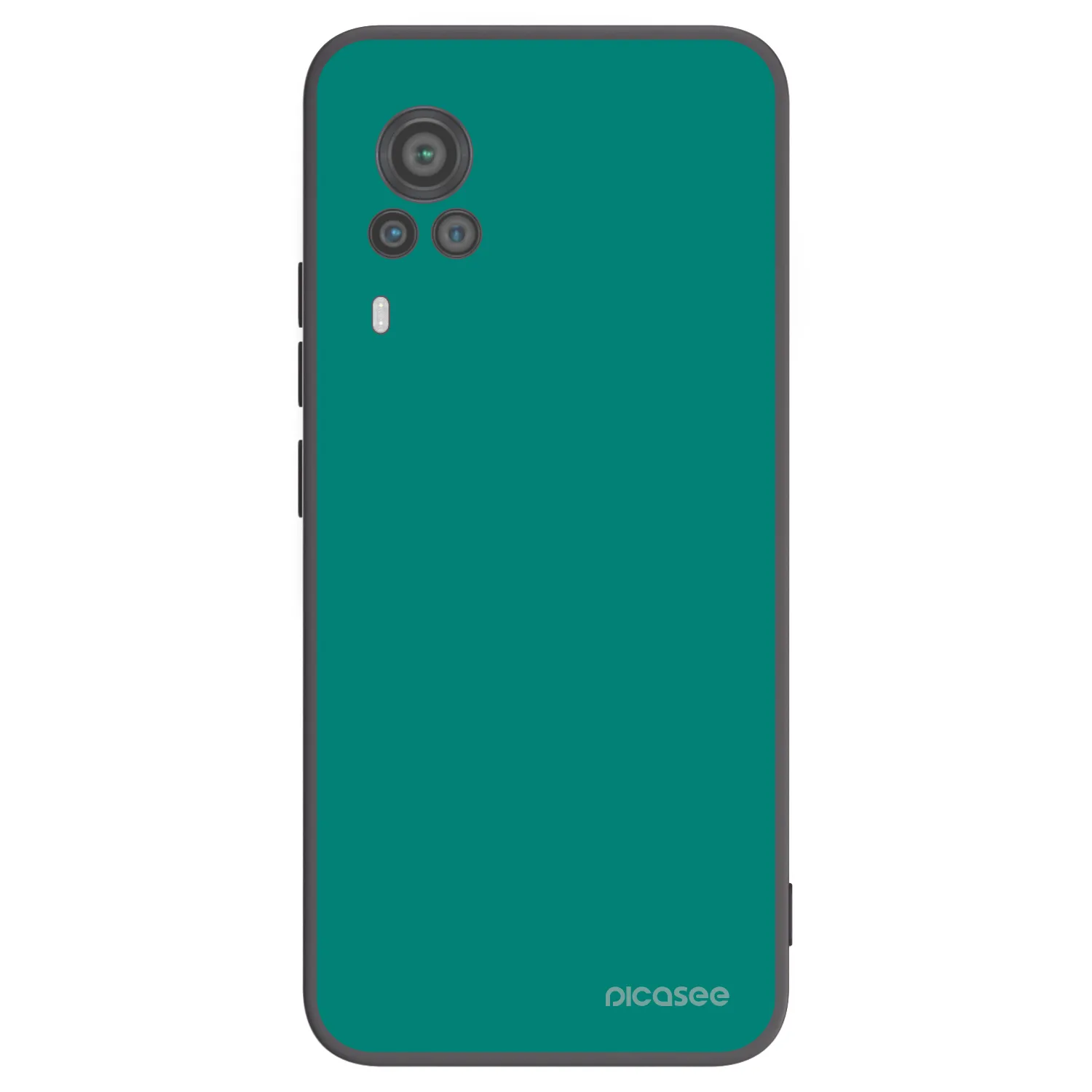 Picasee silikonski črni ovitek za Vivo X60 Pro 5G - Emerald Mist