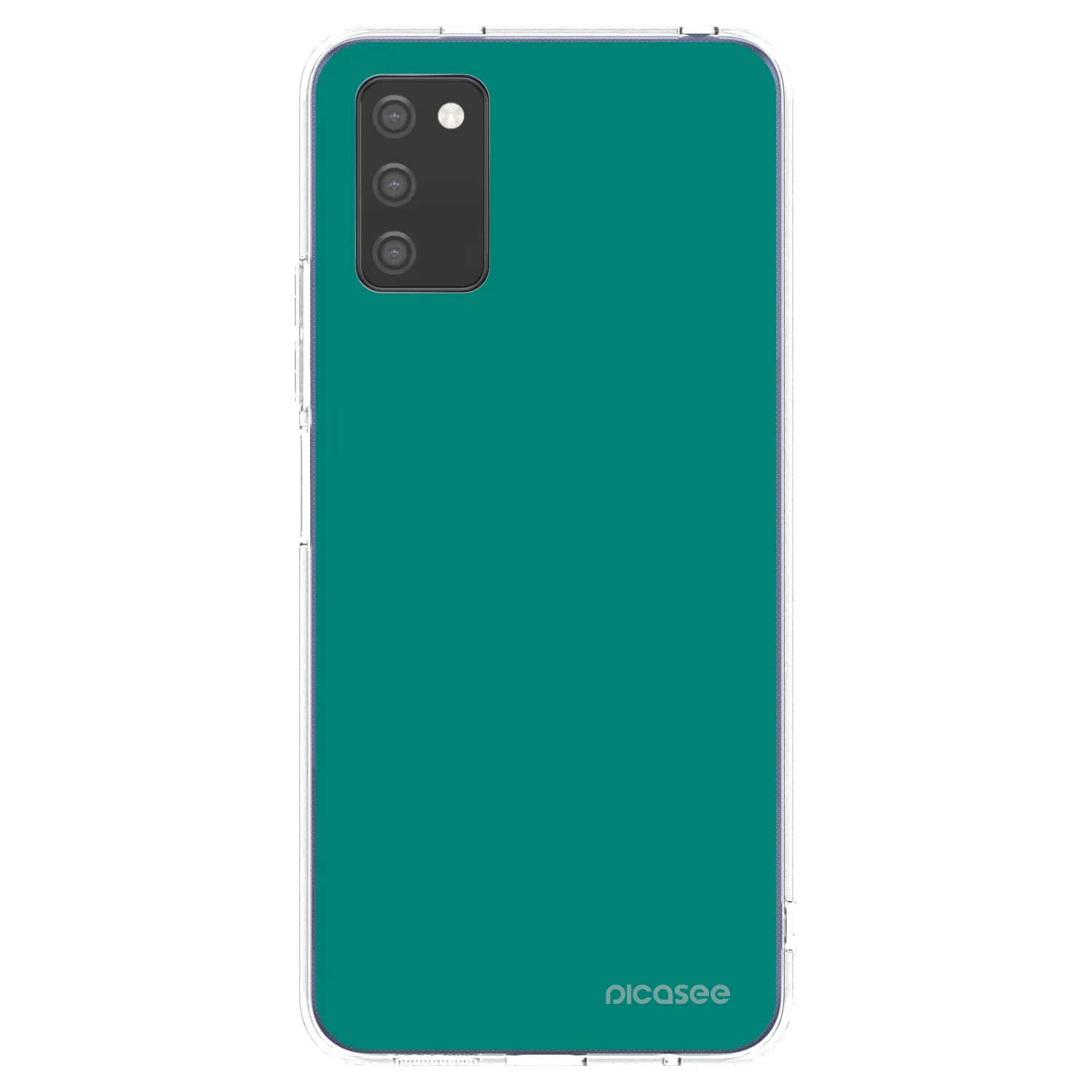 Picasee silikonski prozorni ovitek za Samsung Galaxy A03s A037G - Emerald Mist
