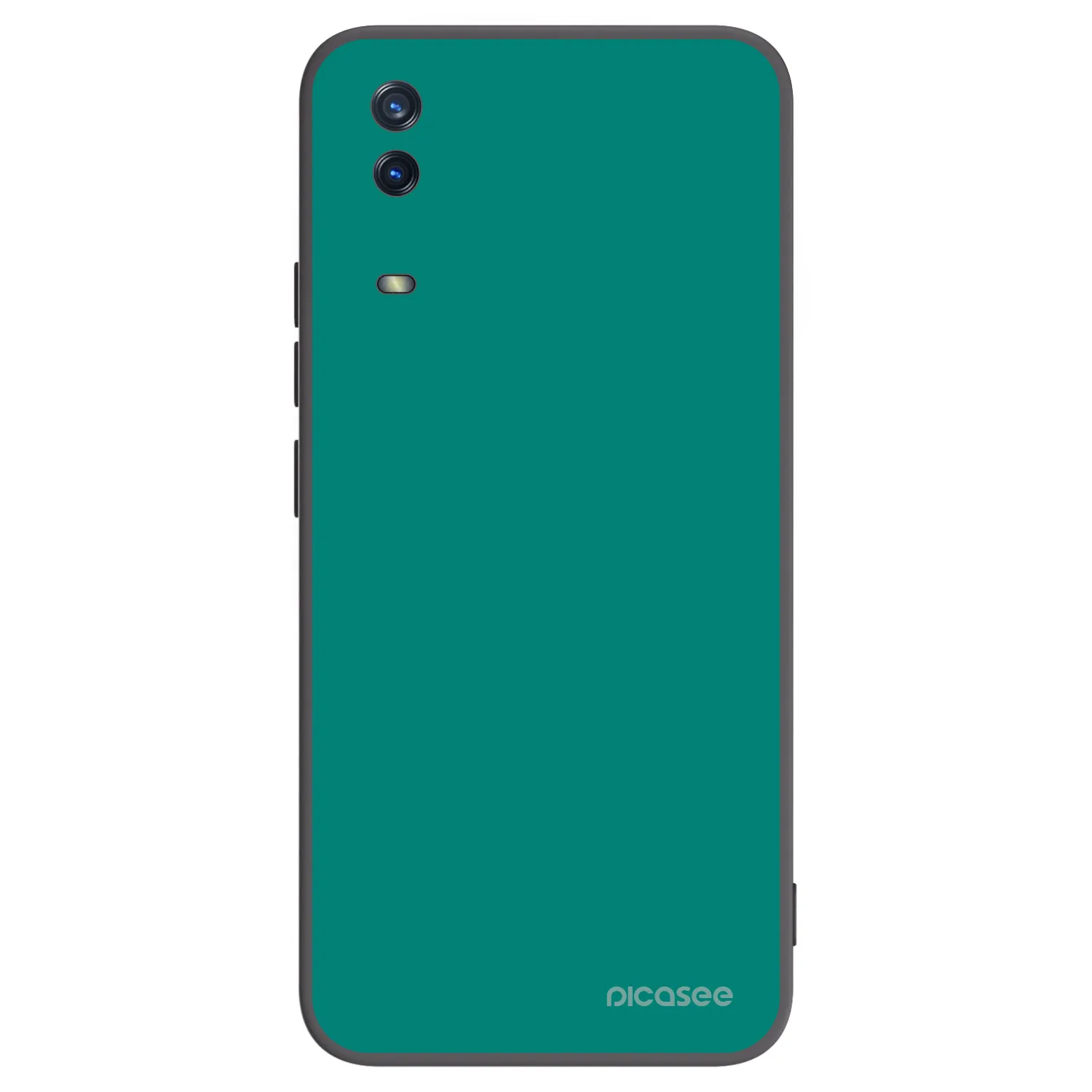 Picasee silikonski črni ovitek za Vivo Y11s - Emerald Mist