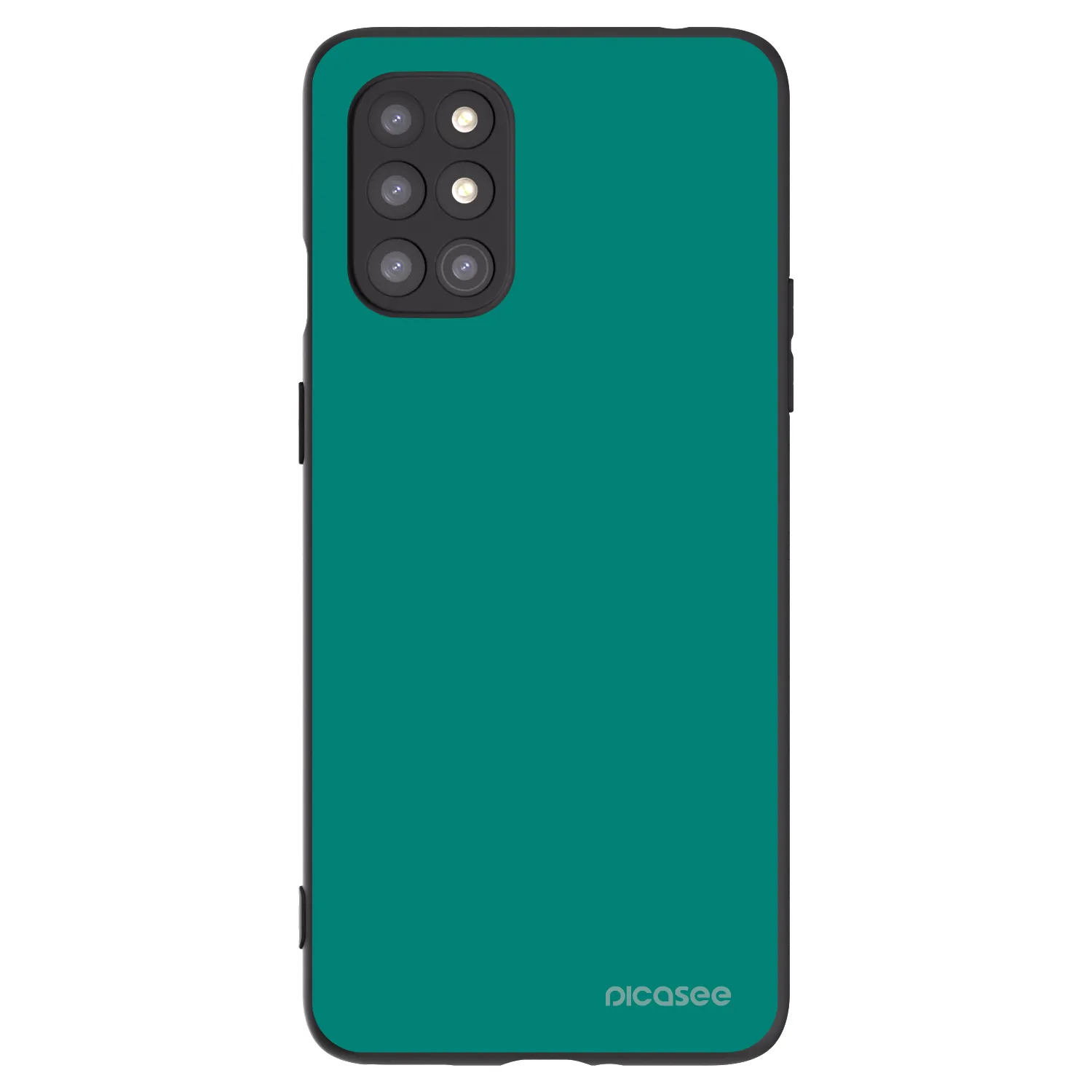 Picasee silikonski črni ovitek za OnePlus 8T - Emerald Mist