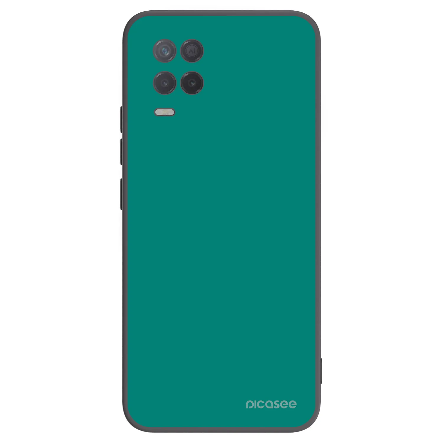 Picasee silikonski črni ovitek za Realme 8 5G - Emerald Mist
