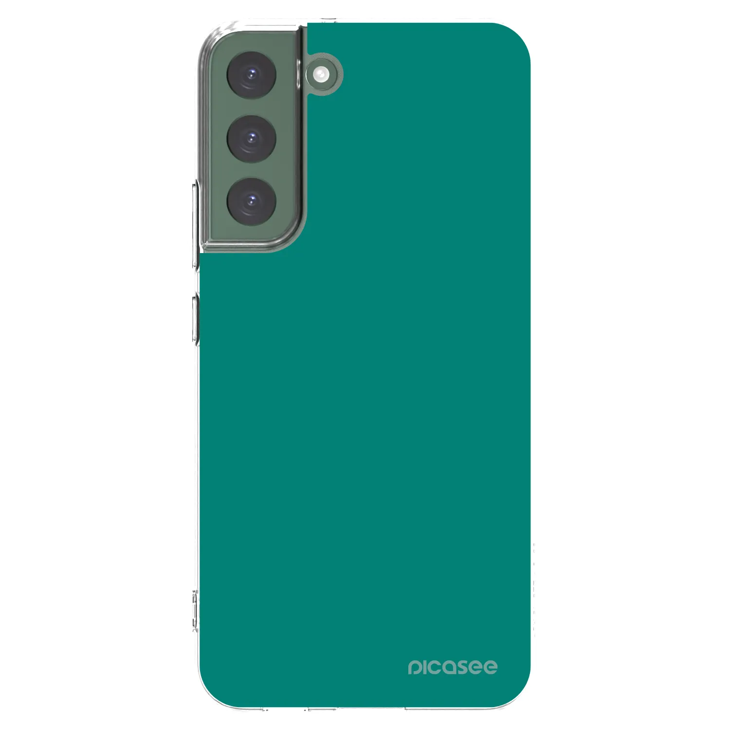 Picasee silikonski prozorni ovitek za Samsung Galaxy S22+ 5G - Emerald Mist