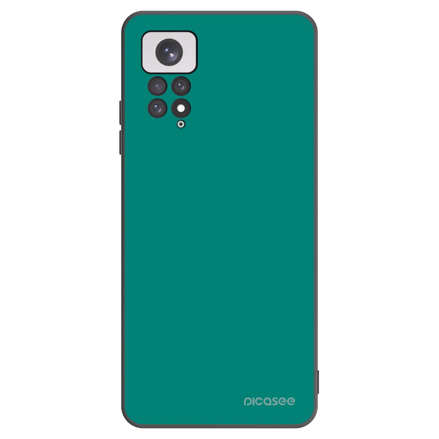 Picasee silikonski črni ovitek za Xiaomi Redmi Note 11 - Emerald Mist