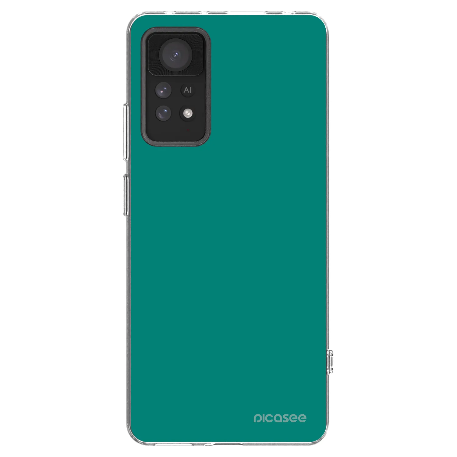 Picasee silikonski prozorni ovitek za Xiaomi Redmi Note 11 Pro 5G - Emerald Mist