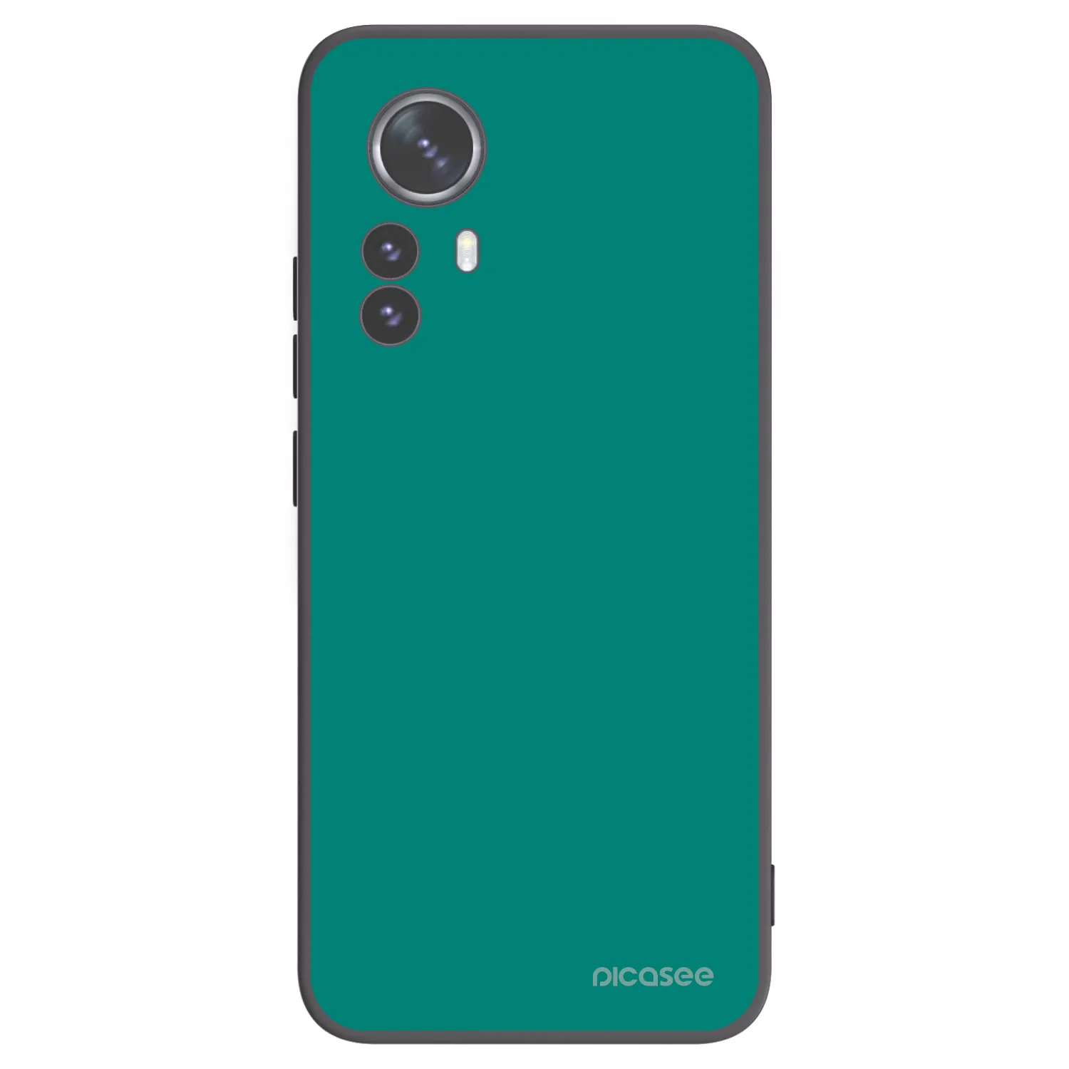 Picasee silikonski črni ovitek za Xiaomi 12 Pro - Emerald Mist