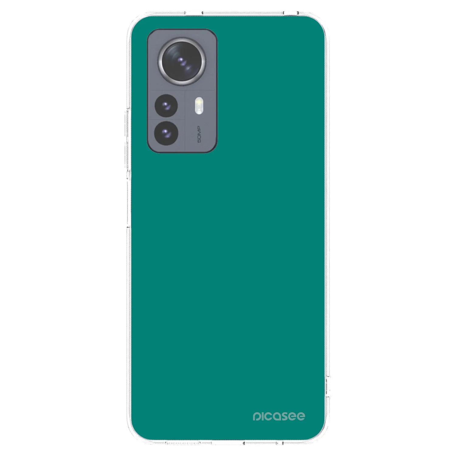 Picasee silikonski prozorni ovitek za Xiaomi 12 Pro - Emerald Mist