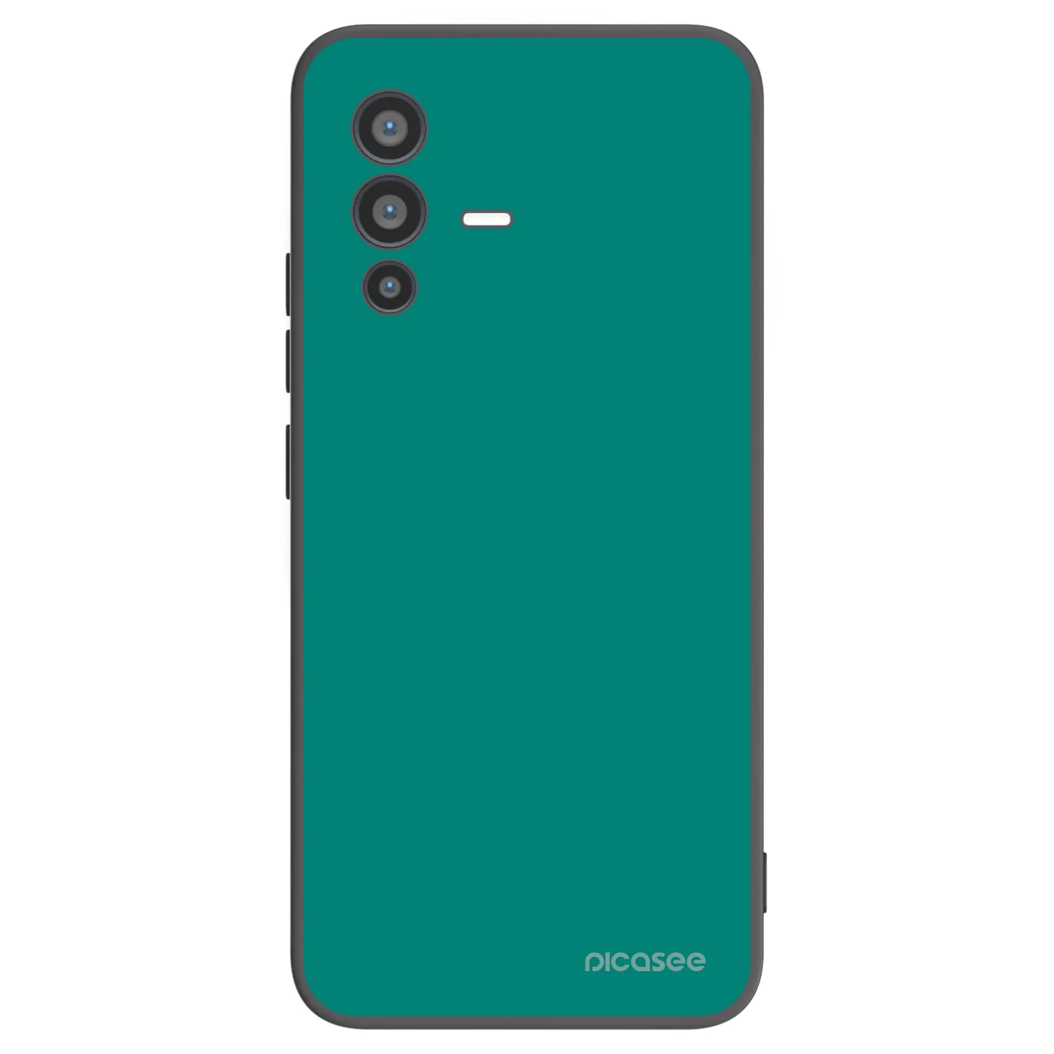 Picasee silikonski črni ovitek za Vivo V23 5G - Emerald Mist
