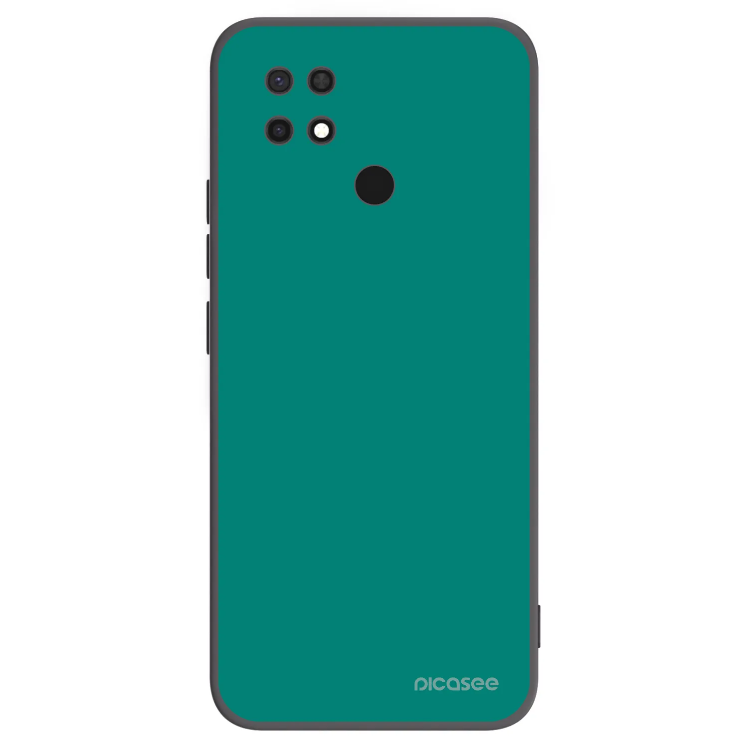 Picasee silikonski črni ovitek za Xiaomi Redmi 10C - Emerald Mist