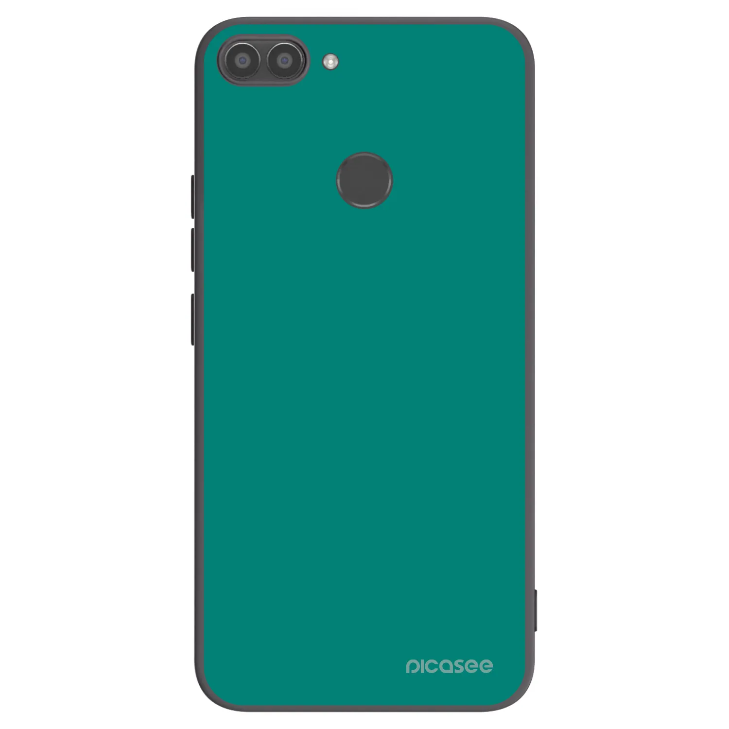 Picasee silikonski črni ovitek za Huawei P Smart - Emerald Mist
