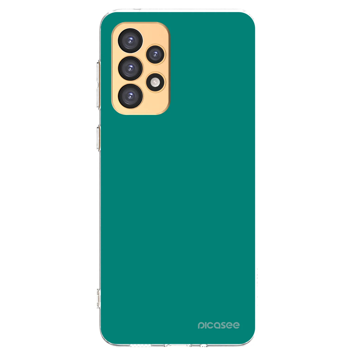 Picasee silikonski prozorni ovitek za Samsung Galaxy A33 5G A336 - Emerald Mist