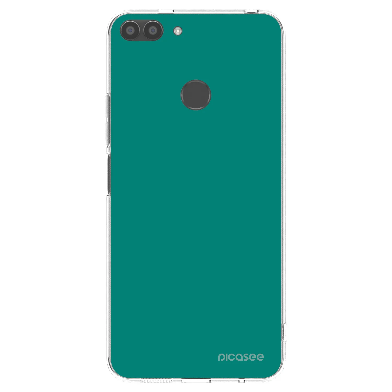 Picasee silikonski prozorni ovitek za Huawei P Smart - Emerald Mist