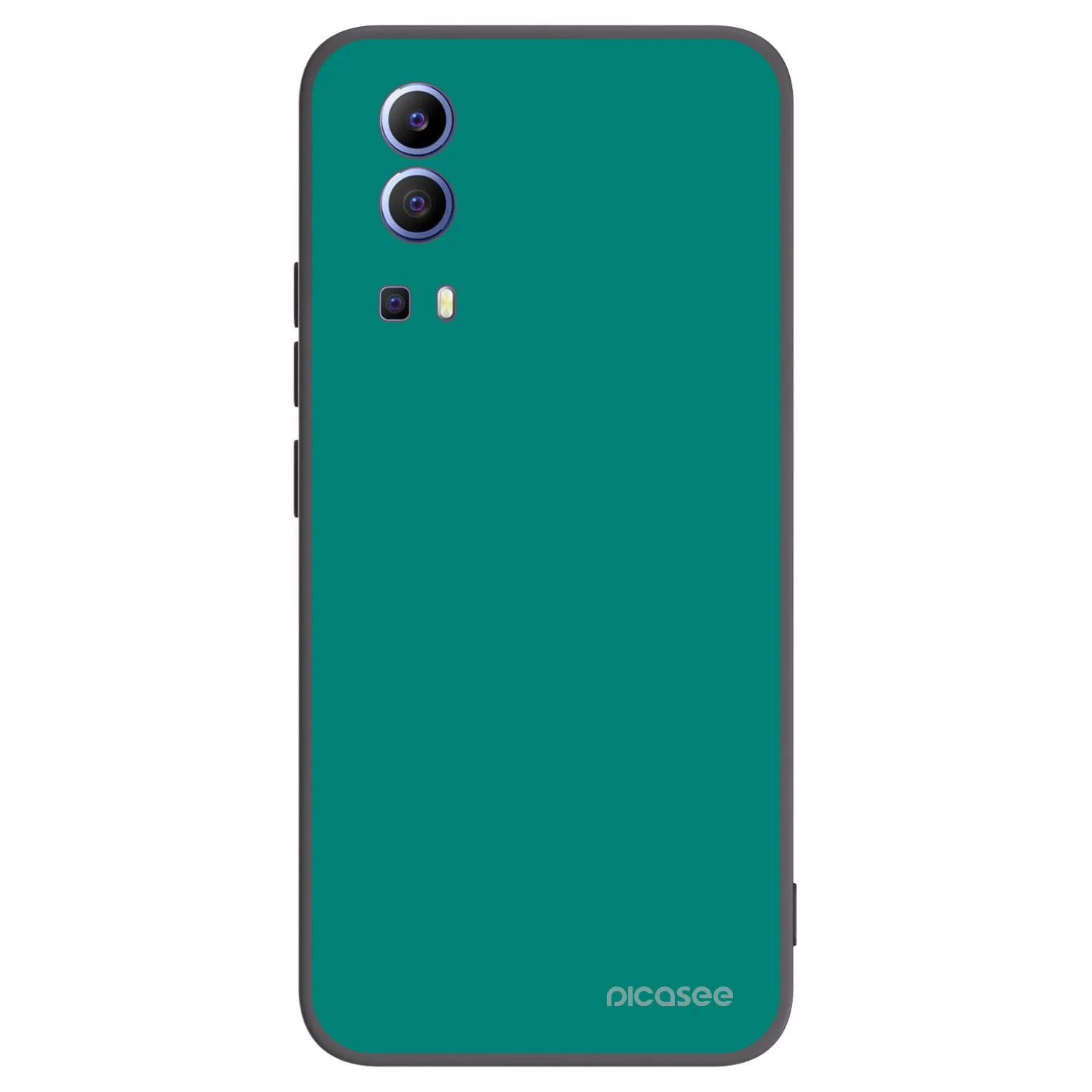 Picasee silikonski črni ovitek za Vivo Y52 5G - Emerald Mist