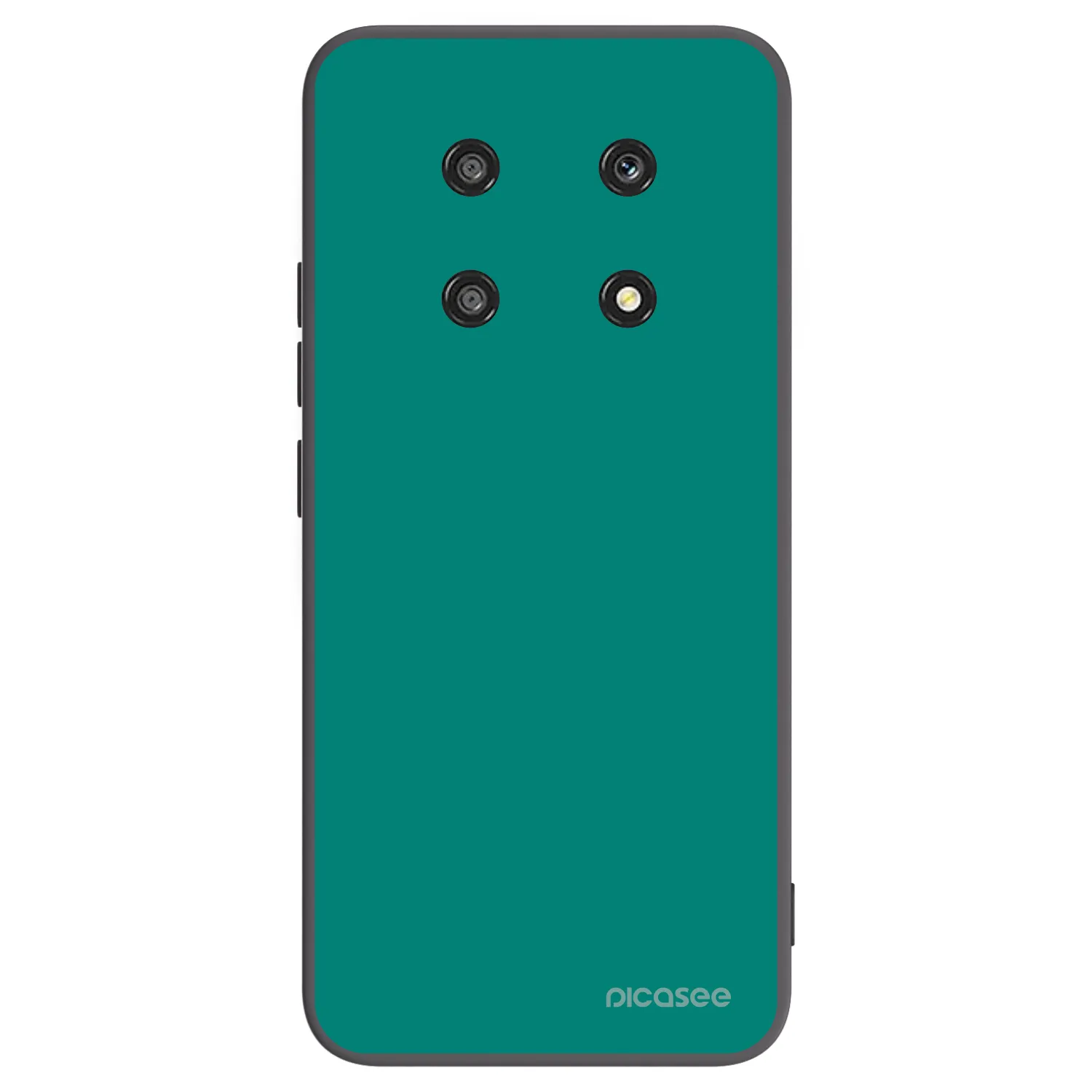 Picasee silikonski črni ovitek za Honor Magic4 Lite 5G - Emerald Mist